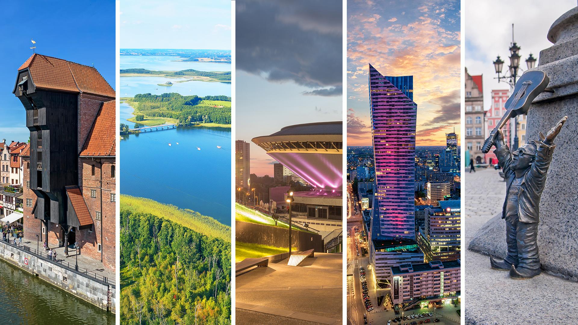 Unsere 5 Lieblingsziele in Polen: Danzig, Olsztyn-Mazury, Kattowitz, Warschau und Breslau