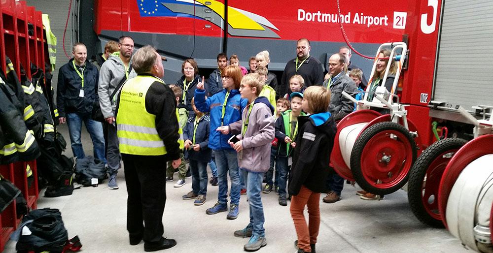 Türöffner-Tag von der Sendung mit der Maus am Dortmund Airport