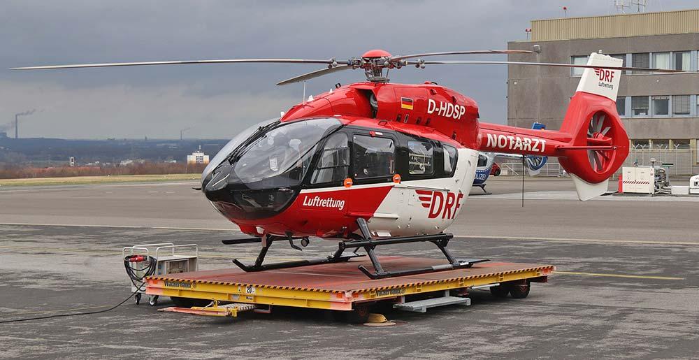 Neuer Hubschrauber der DRF Luftrettung am Dortmund Airport
