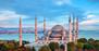 Sultan-Ahmet-Moschee (Blaue Moschee) in Istanbul, Türkei
