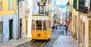 Bica-Straßenbahn in Lissabon, Portugal