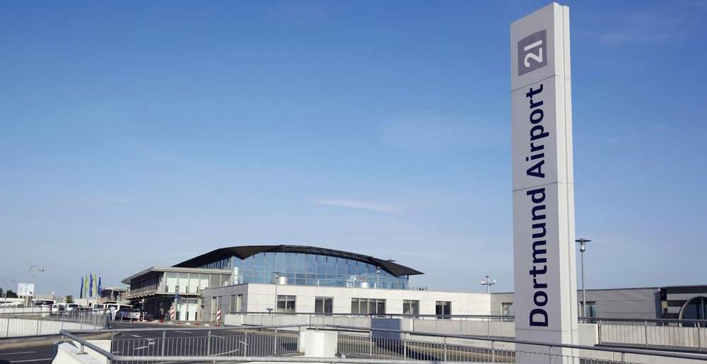 Flughafengebäude des Dortmunder Flughafens