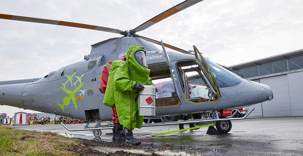 Flugunfallübung am Dortmund Airport