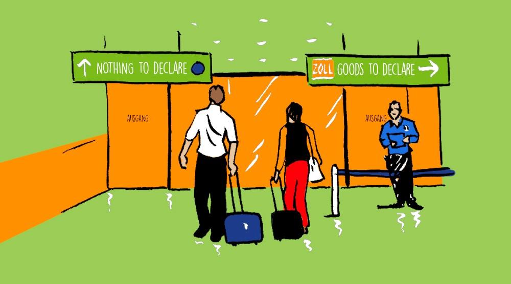 Zollbestimmungen und Einfuhrgrenzen