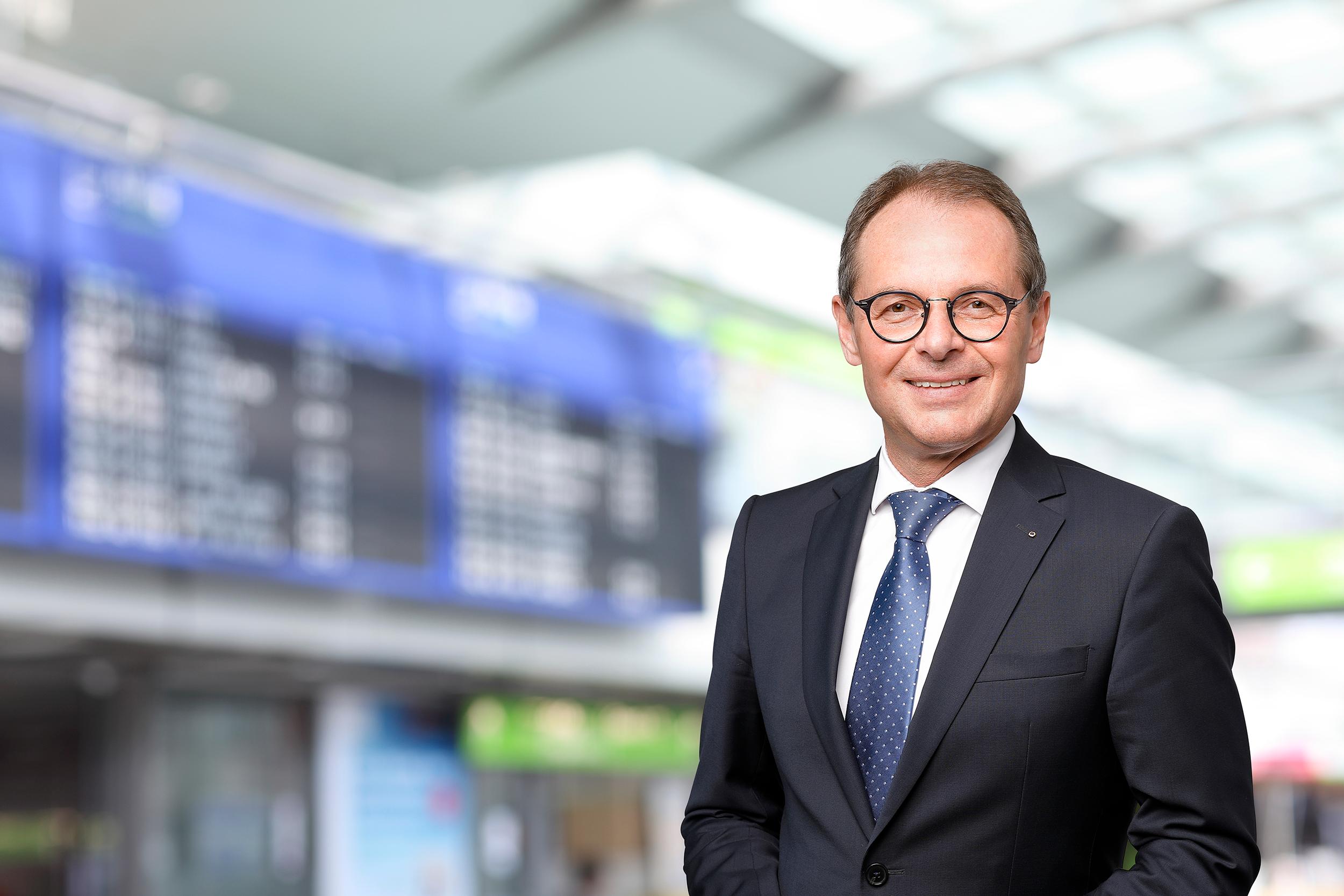 Press Photo of Udo Mager, Airport Managing Director