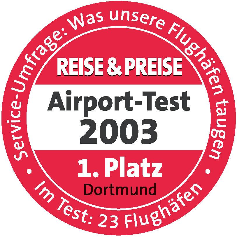 Siegel des Airport
  Test 2003 - 1. Platz für Dortmund Airport

 





