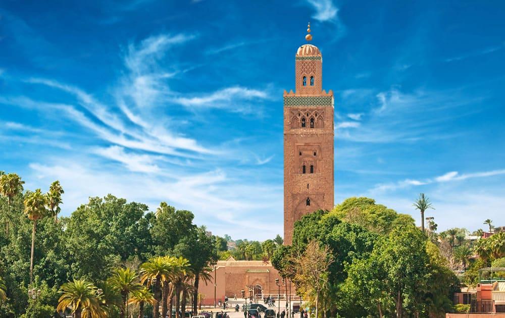 Der Hauptplatz von Marrakesch. 