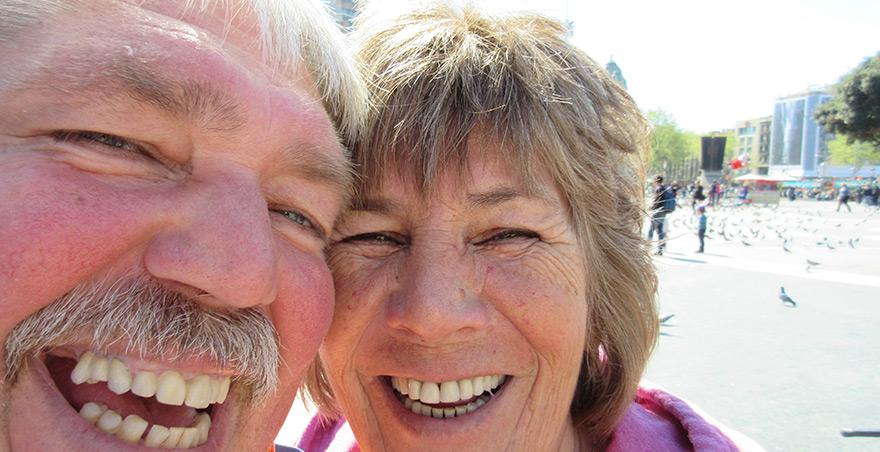 Die Barcelona-Checker Rainer und Renate Mahnke