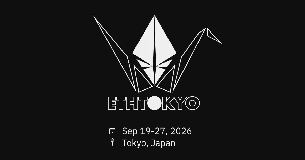 ETHTokyo Week in Tokyo, September 19–27, 2026
