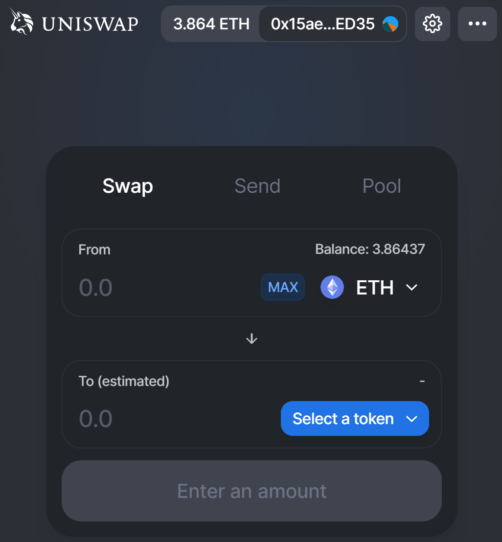 Uniswap UI