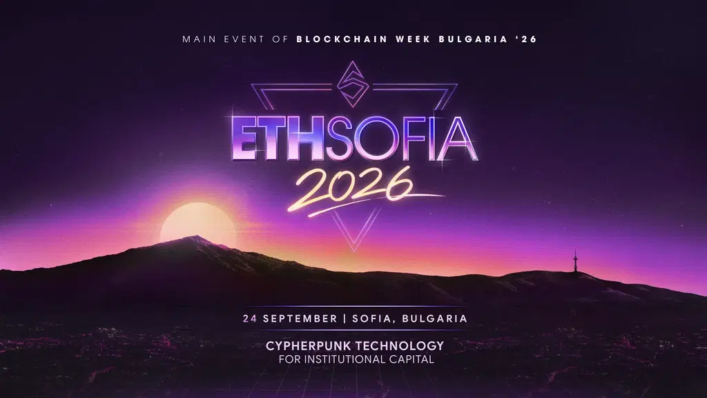 ETHSofia 2026 in Sofia, Bulgaria, September 24