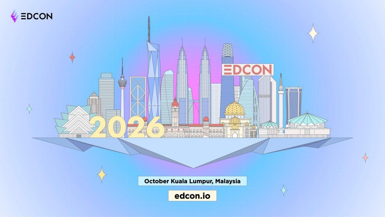 EDCON 2026 artwork featuring Kuala Lumpur landmarks