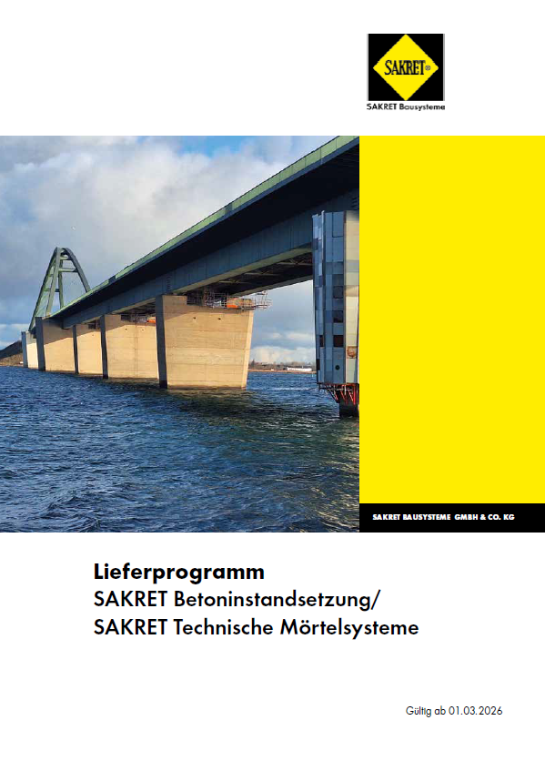 Lieferprogramm SAKRET Bausysteme TUI 2026