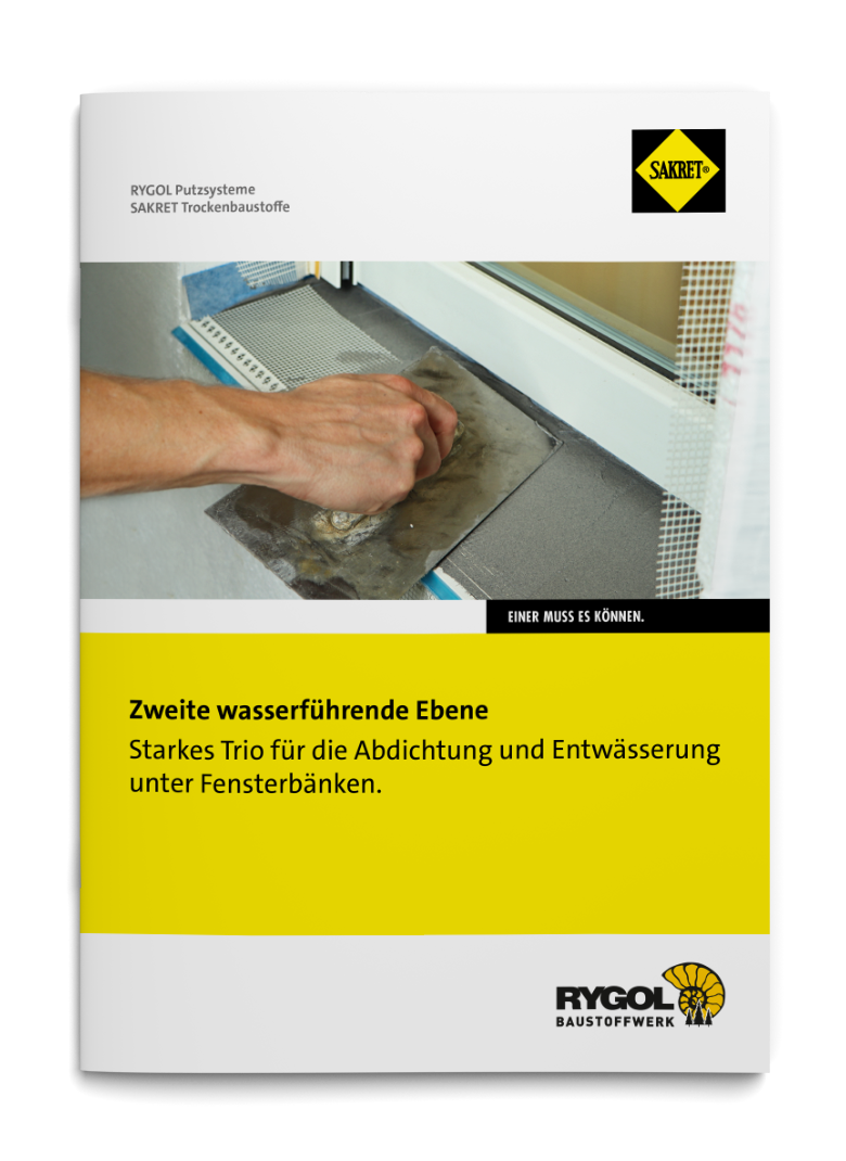 SAKRET Painten Rygol Flyer Putze zweite wasserführende Ebene thumb