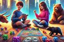 Vorne (von links): Lisa und Alexandra, hinten (von links): Tizian und Anselm