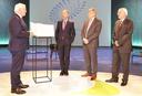 Bundespräsident Frank-Walter Steinmeier im Gespräch mit Forscher der Universität Bayreuth