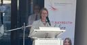 Foto von Universitätskanzlerin Nicole Kaiser bei der Eröffnung des Am Tappert II