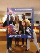 GCE Studierende beim IPBES Plenum Paris 2019 