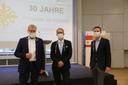 OB Ebersberger Präsident Leible und Landrat Wiedenmann im Iwalewahaus