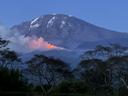 Waldbrände am Kilimanjaro. Foto: Jörg Gabriel.
