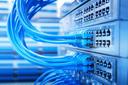 die Rückseite eines Computer Servers