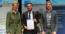 Eva Martha Eckkrammer, Präsidentin der DFH, Dr. Winfried Schmidt, Dr. Benjamin Hötzer von der Ignite Group Deutschland GmbH