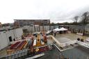 Die Baustelle von oben FZA