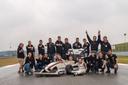  Formula Student Fahrzeug aus der Luft aufgenommen