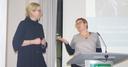 Veronika Rudolf und Dr. habil. Elena Köstner bei der GeQuInDi-Jahrestagung 2024