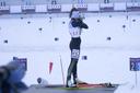 Luise Müller während dem Biathlon Schießen