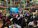 Das Sideevent der Bayerische Wissenschaftsallianz für Friedens-, Konflikt- und Sicherheitsforschung (FoKS) während der Münchner Sicherheitskonferenz im Café Luitpold. 