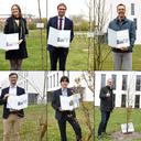 Baumpat*innen der ersten Stunde an der Universität Bayreuth.