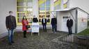 Maskenpflicht auf dem Campus. (Foto: PMK)