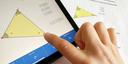 Foto eines Tablets mit der sketchometry-Anwendung