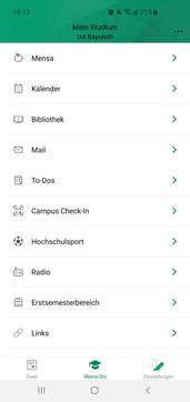 So sieht die UniNow-App aus.
