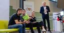 Prof. Mess, Prof. Gonzalez, Prof. Bartelmeß und Prof. Woll beim Battle of Experts