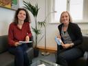 Die Studiengangkoordinatorinnen Helke Biehl (links) und Dr. Pia Kaul