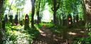 Der jüdische Friedhof in Bayreuth mit Tags zum Anklicken