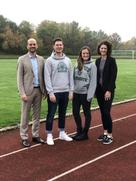 Prof. Tim Ströbel, Matthias Anderski,Melinda Herfet und Prof. Susanne Tittlbach
