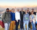 Das Projektteam auf dem Cerro Santa Lucía in Santiago de Chile.