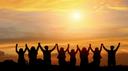 Teamwork all hands up