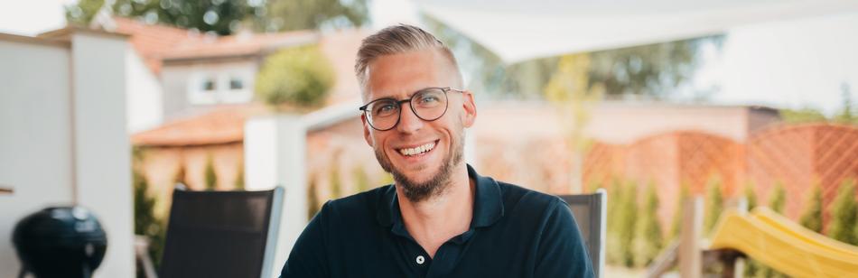 Matthias arbeitet von zu Hause