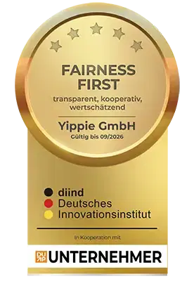 Siegel 'Fairness First' des Deutschen Innovationsinstituts für Nachhaltigkeit und Digitalisierung
