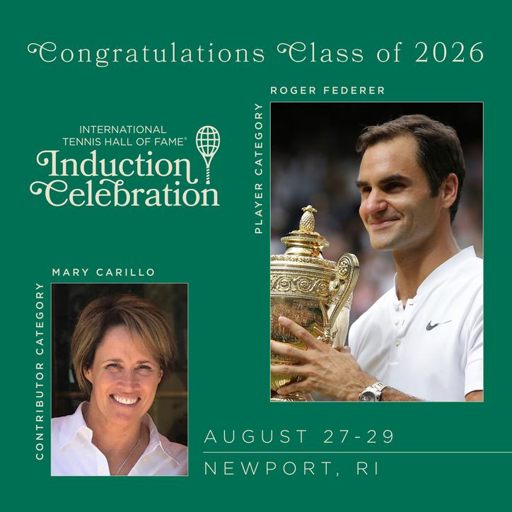 Roger Federer to be Inducted into the International Tennis Hall of Fame in 2026