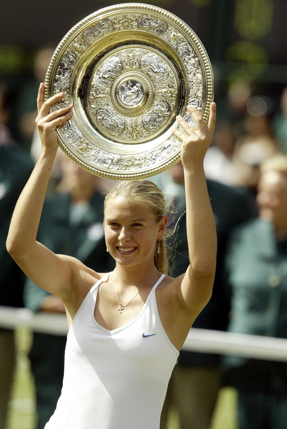 Maria Sharapova 2004 Wimbledon Champion
