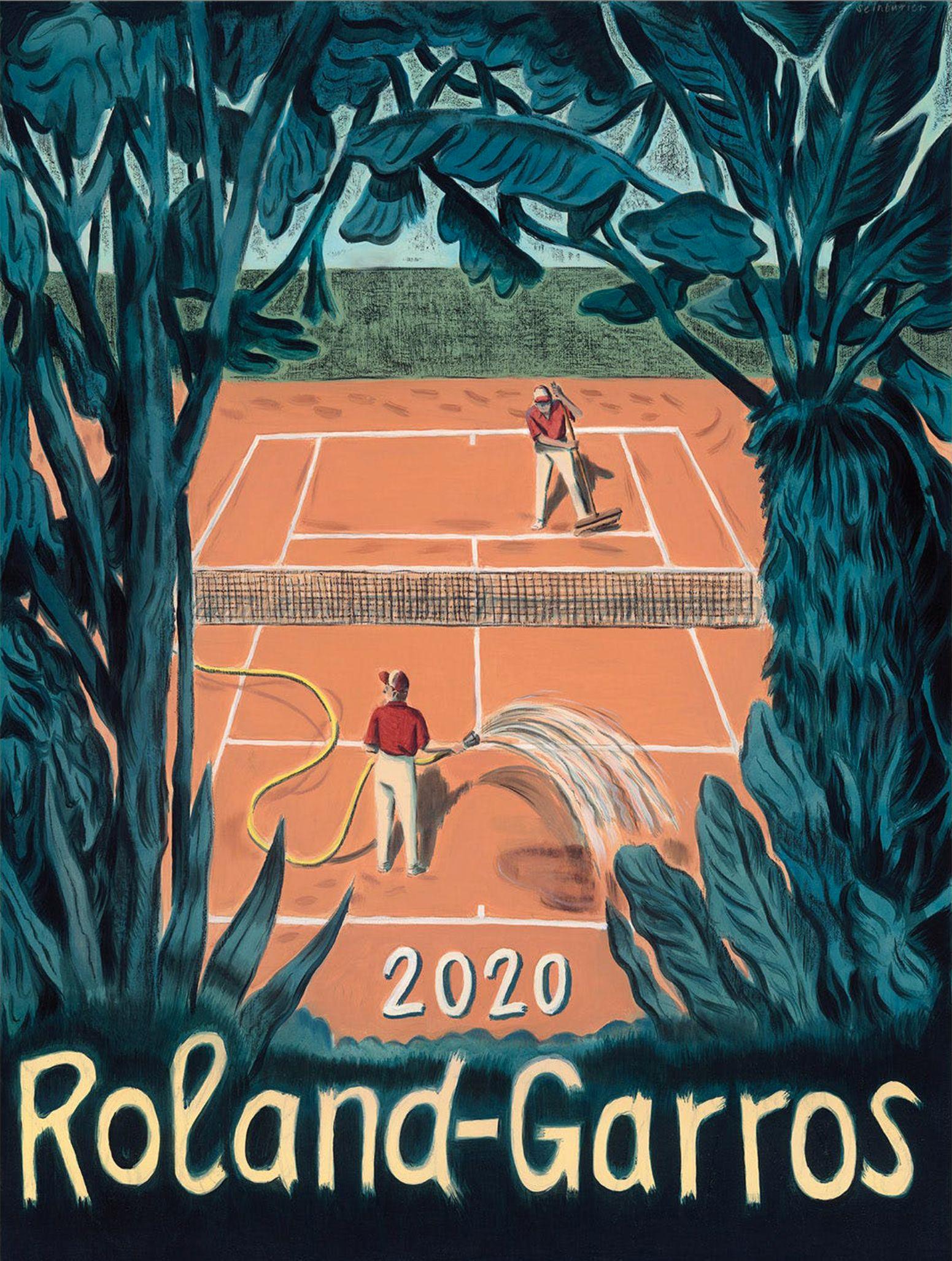 2020 Roland-Garros Championships  Pierre Seinturier (French, 1988- ) 