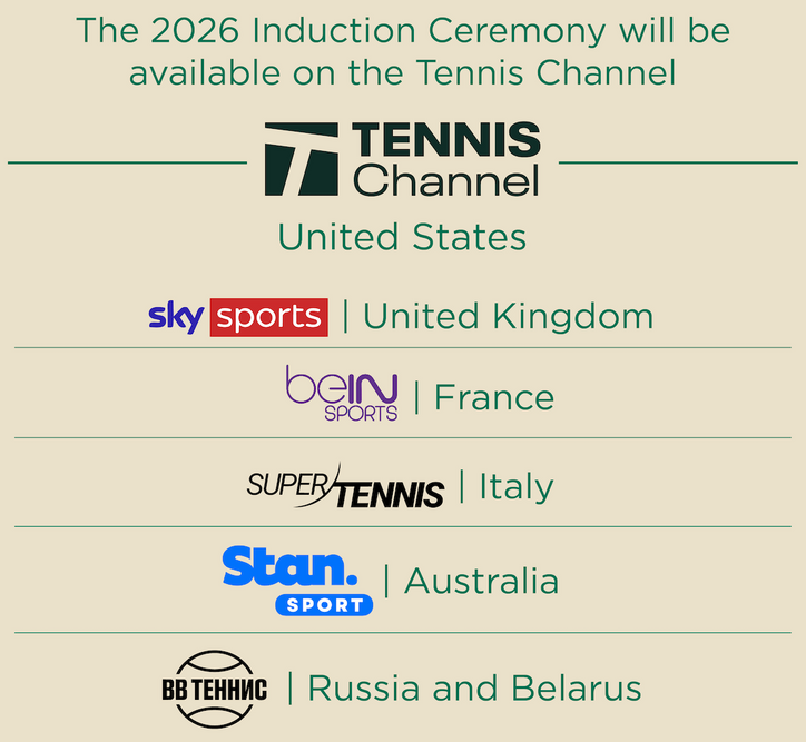 GLOBAL TELEVISION DISTRIBUTION AND CELEBRITY GUESTS ANNOUNCED FOR 2026 INDUCTION CELEBRATION