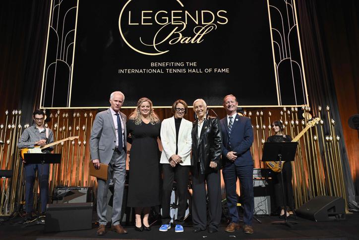 Mary Carillo Receives Official International Tennis Hall of Fame Ring at Legends Ball in NYC