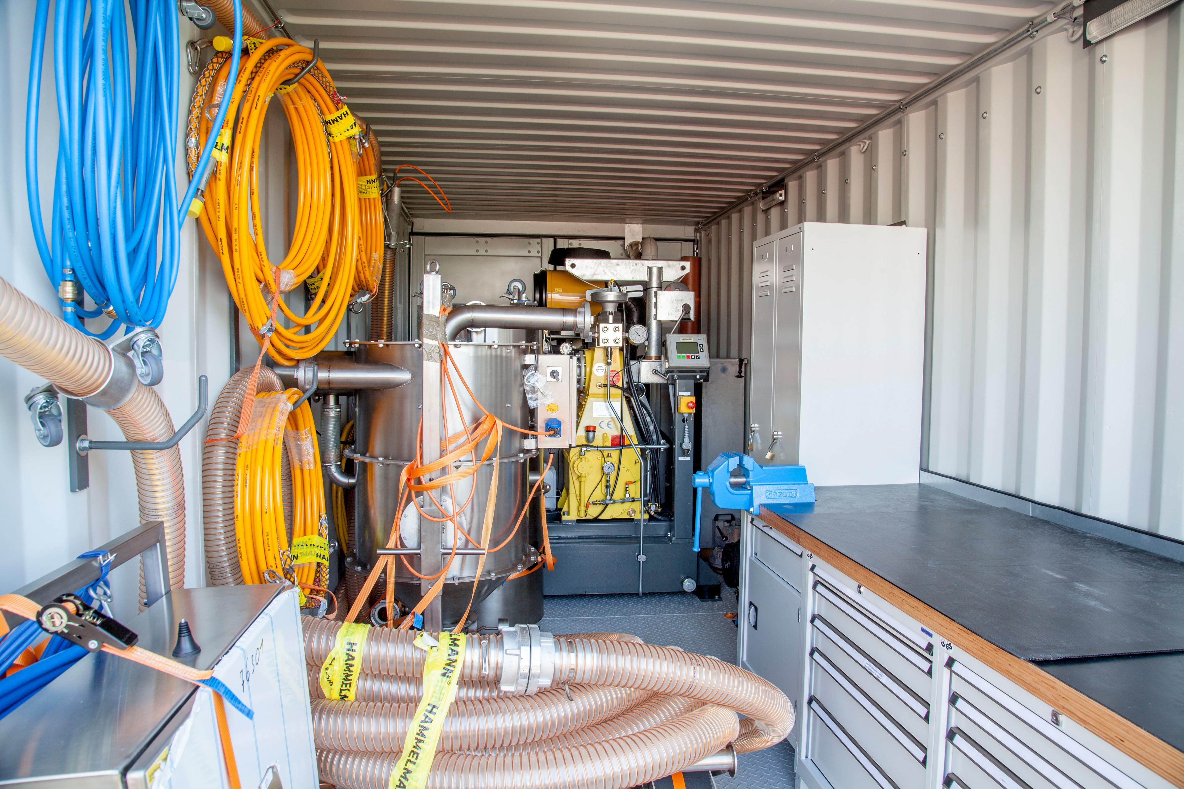 Vorführanlage 20-fuß-container
