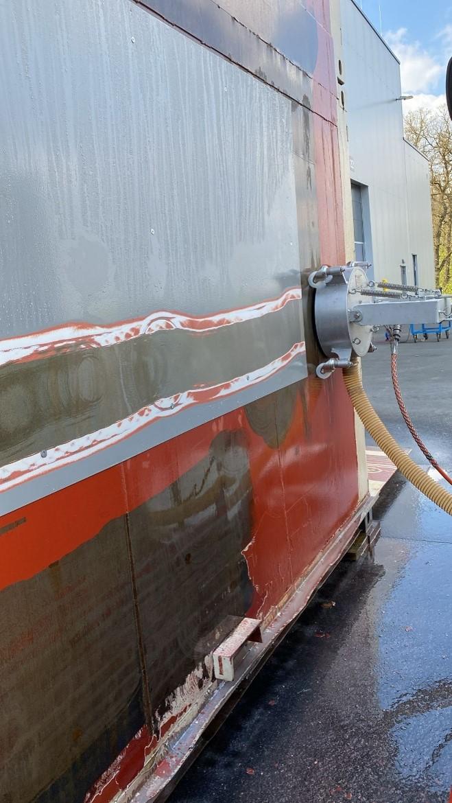 Spotblasting mit dem AQUABLAST® Line